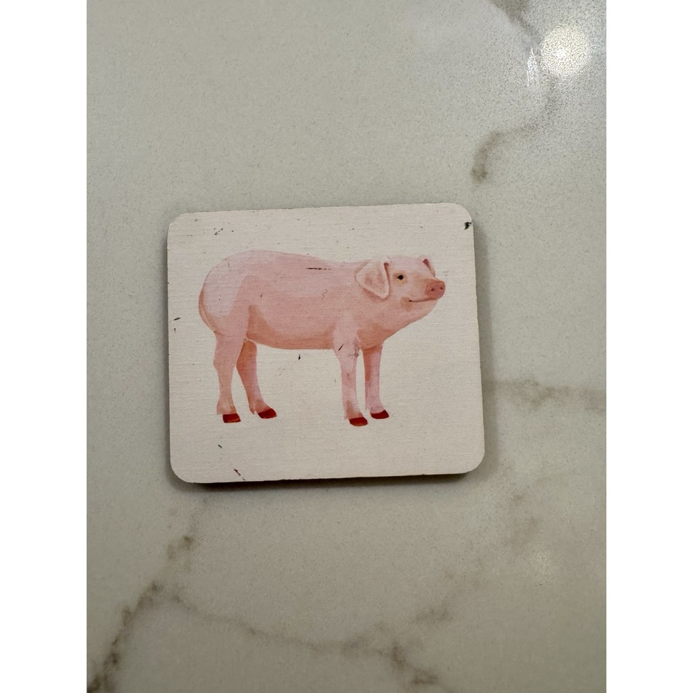 Lovevery Montessori Animal Match Pig Wooden Board Replacement Piece